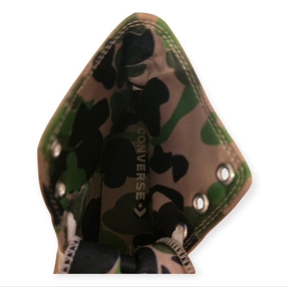 Converse Chuck Taylor All Star High Top Khaki Camo Pocket Hi Mens 9.5 Womens 11 - Picture 5 of 7